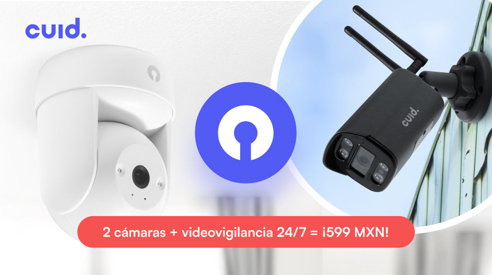 Con el Paquete cuid Video, tener tus primeras cámaras de seguridad es más accesible que nunca